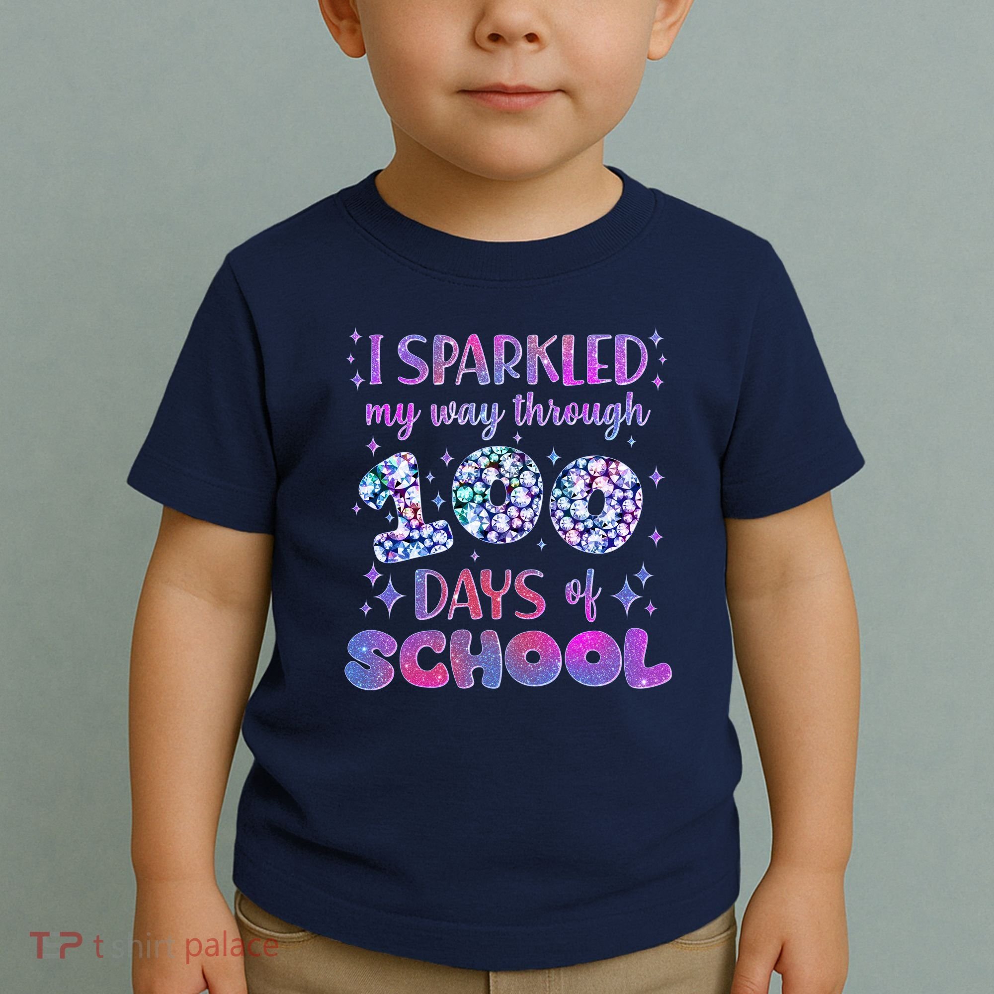 Cute I Sparkled My Way Through Days Of School Toddler T-Shirt