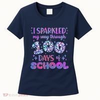 Cute I Sparkled My Way Through Days Of School Women's T-Shirt thumb 0