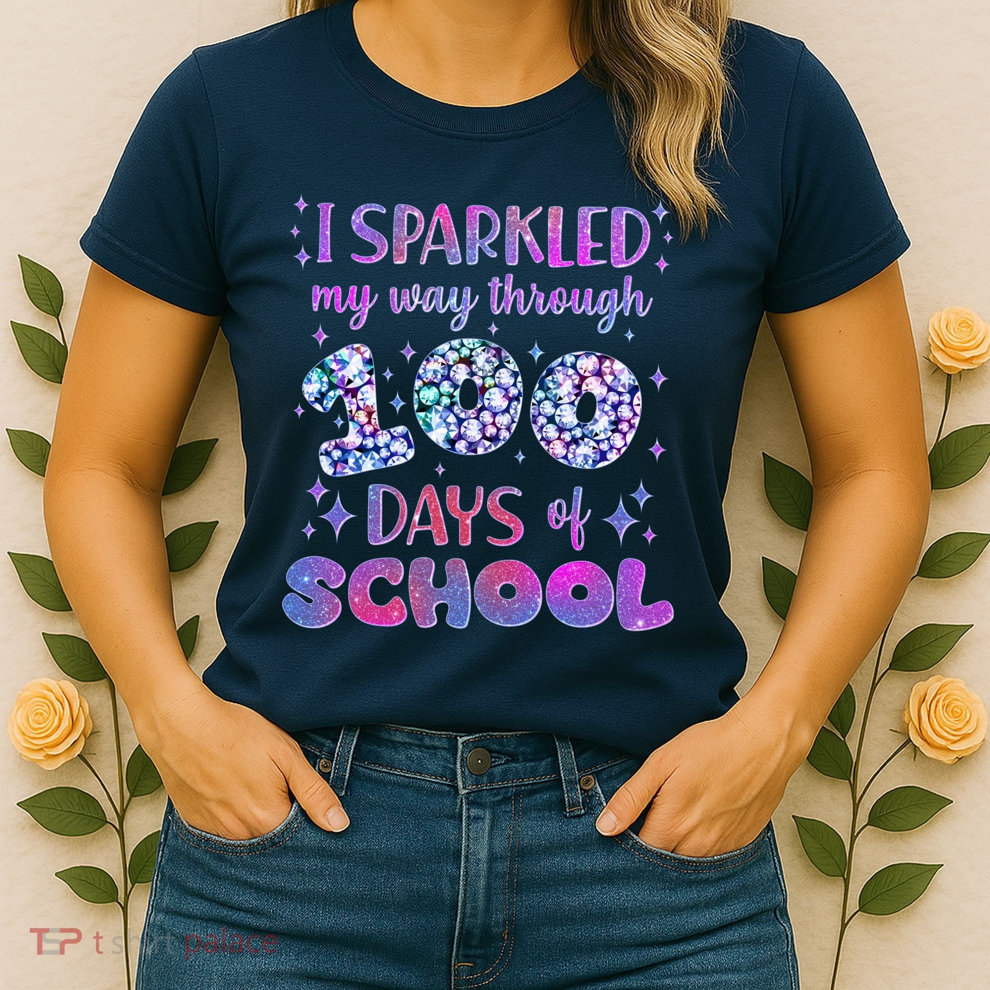 Cute I Sparkled My Way Through Days Of School Women's T-Shirt