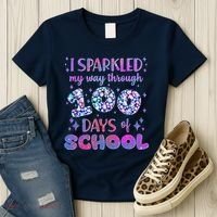 Cute I Sparkled My Way Through Days Of School Women's T-Shirt thumb 3