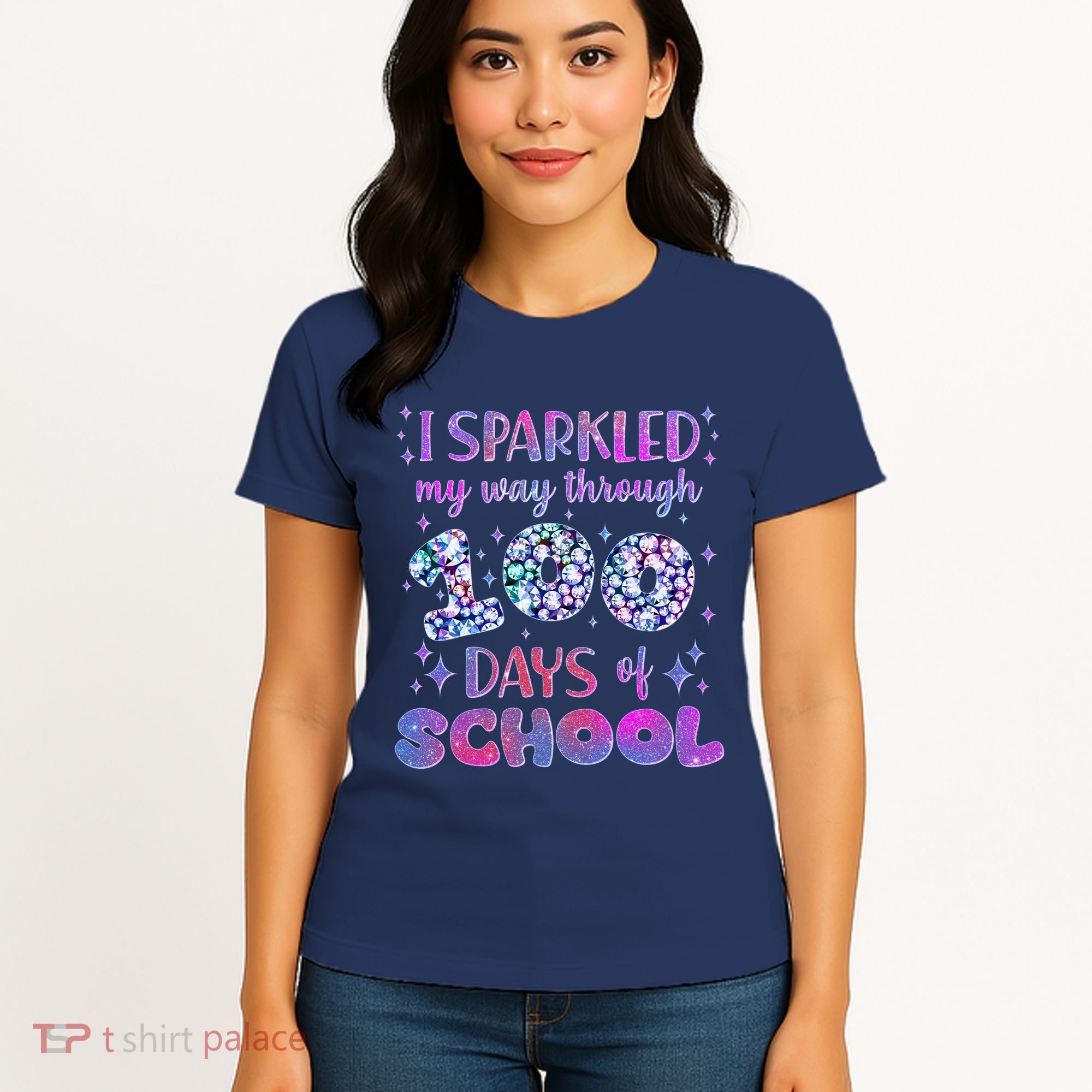 Cute I Sparkled My Way Through Days Of School Women's T-Shirt