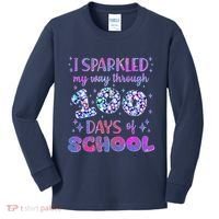 Cute I Sparkled My Way Through Days Of School Kids Long Sleeve Shirt thumb 0
