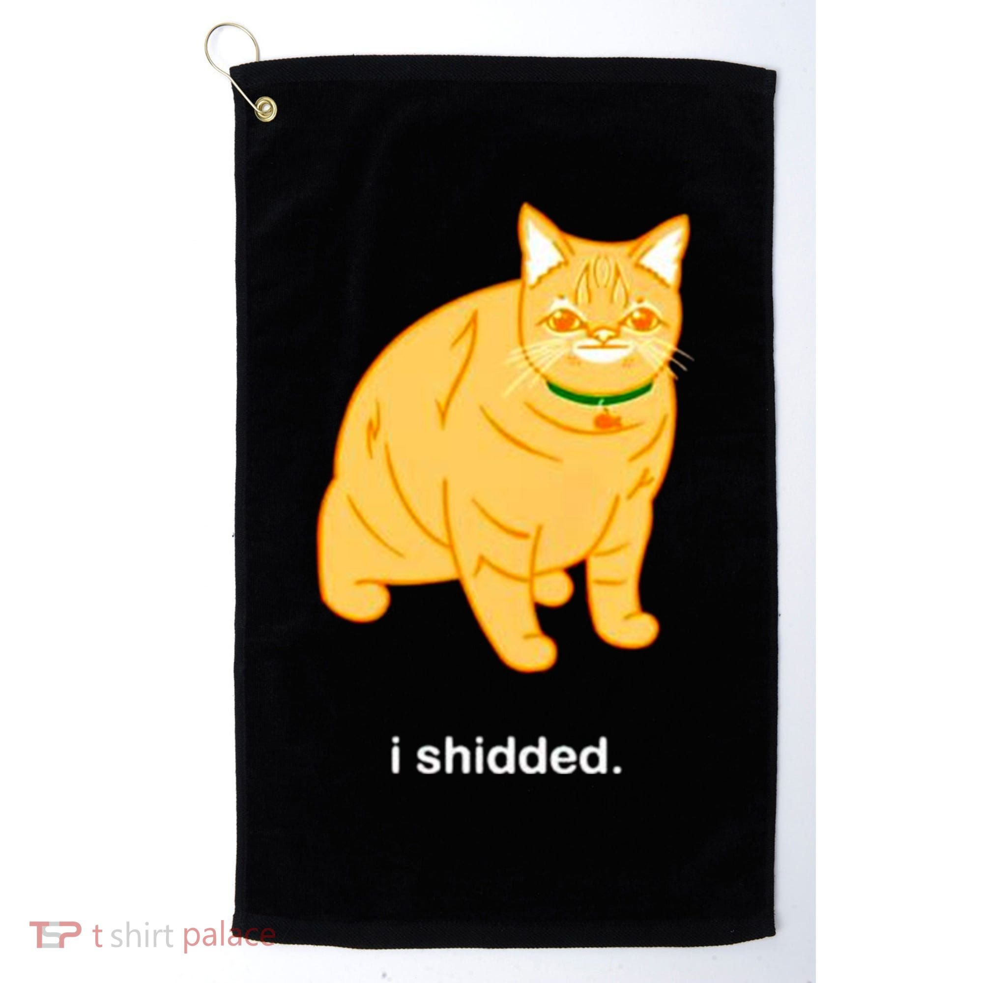 Cat I Shidded Shirt Golf Towel