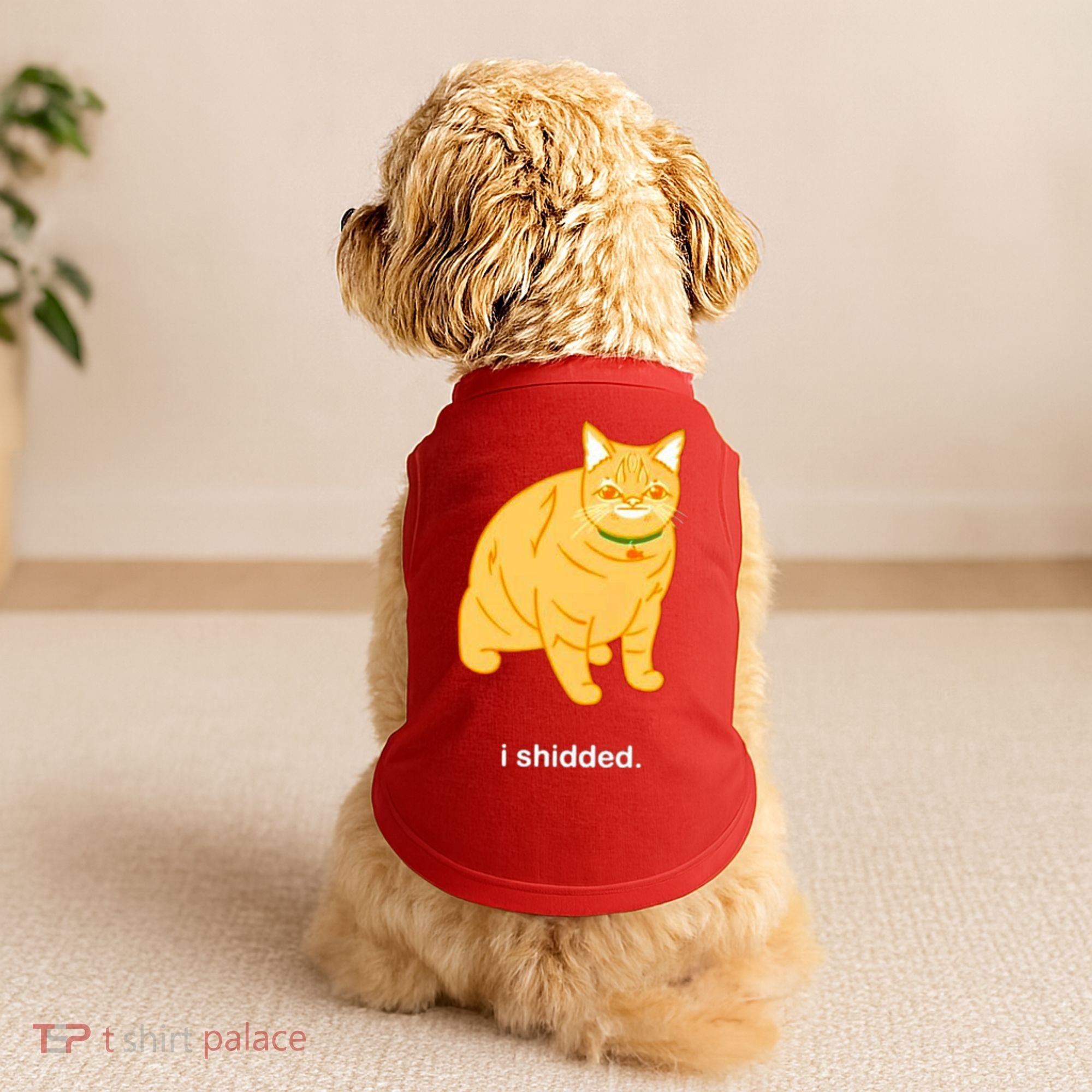 Cat I Shidded Shirt Doggie Tank