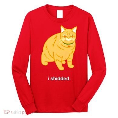 Cat I Shidded Shirt Long Sleeve Shirt