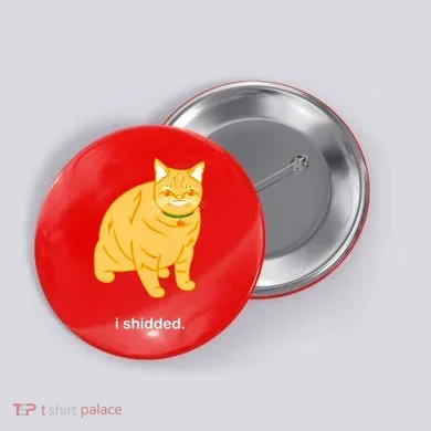 Cat I Shidded Shirt Button