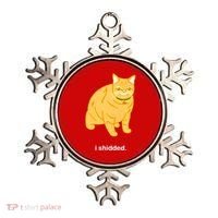 Cat I Shidded Shirt Ornament thumb 0