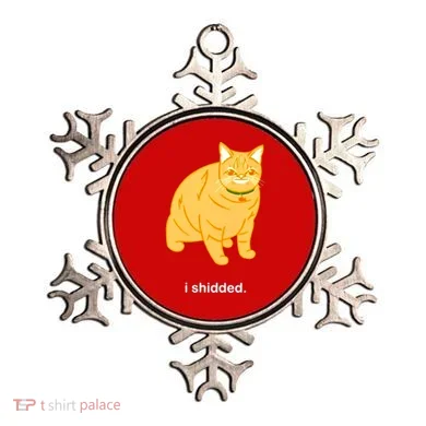 Cat I Shidded Shirt Ornament