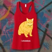 Cat I Shidded Shirt Women's Tank Top thumb 3