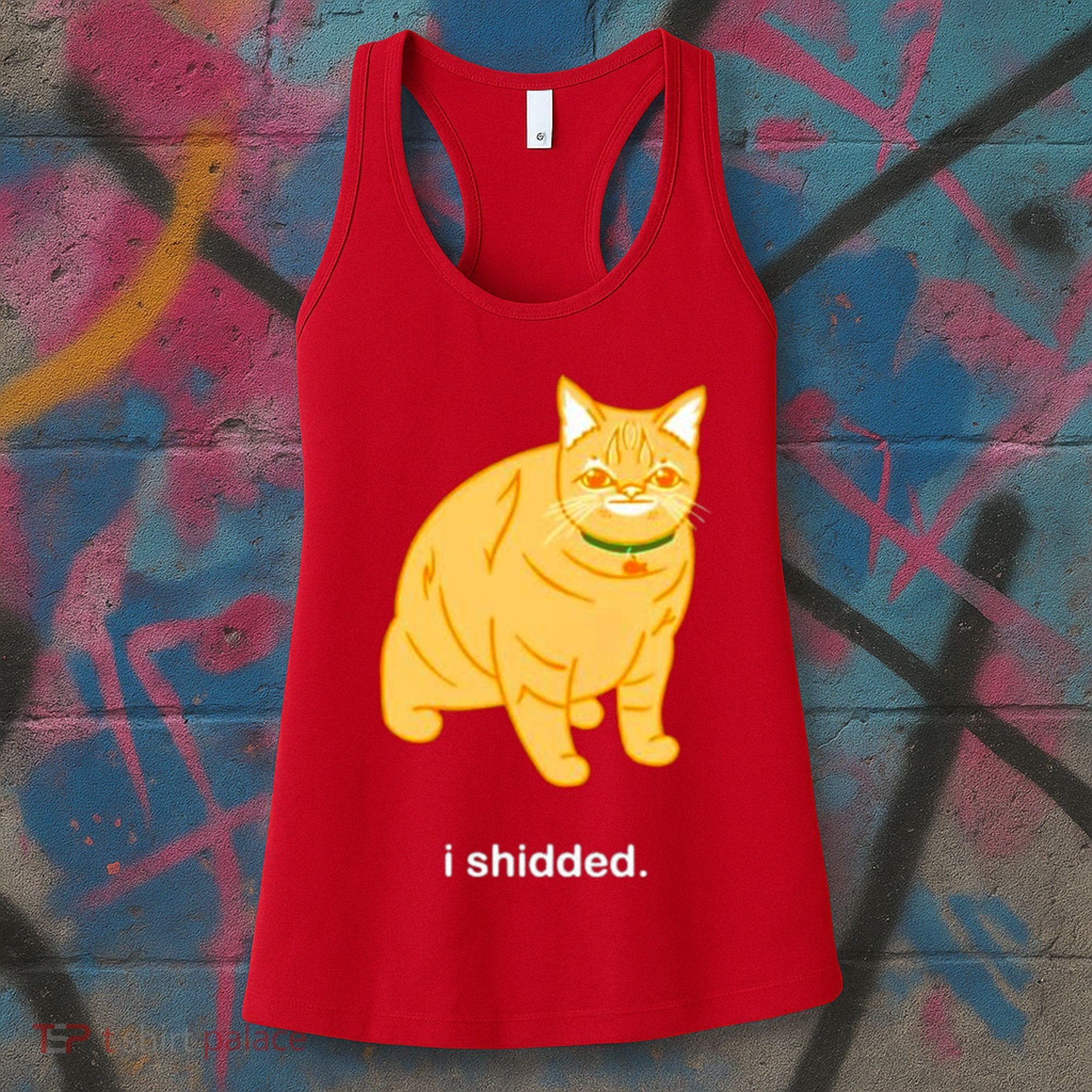 Cat I Shidded Shirt Women's Tank Top