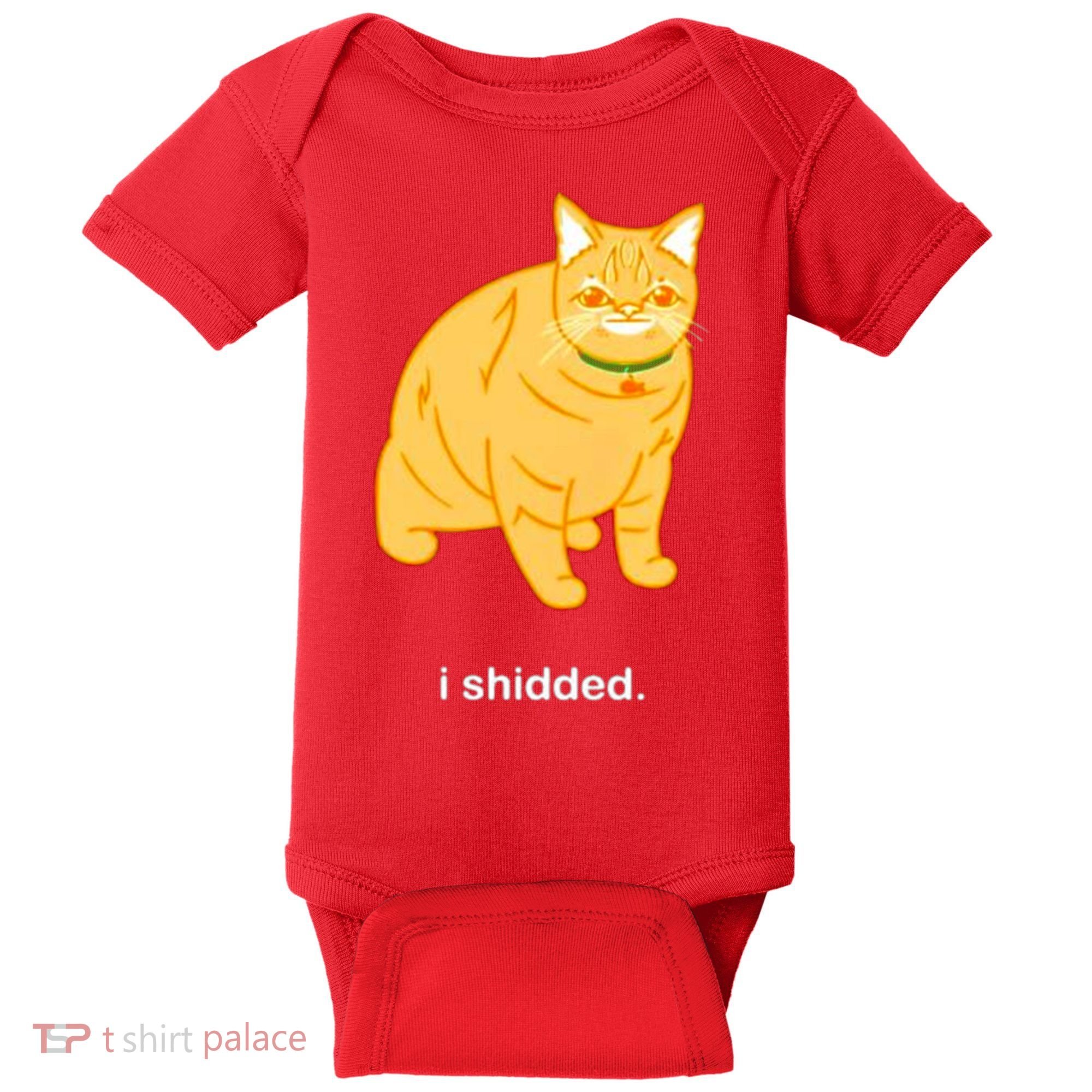 Cat I Shidded Shirt Baby Bodysuit