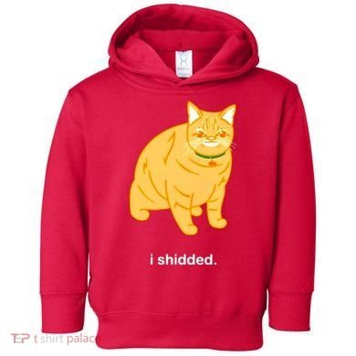 Cat I Shidded Shirt Toddler Hoodie