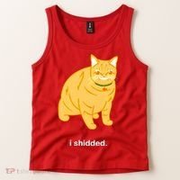 Cat I Shidded Shirt Tank Top thumb 2