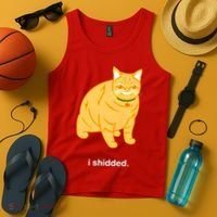 Cat I Shidded Shirt Tank Top thumb 4