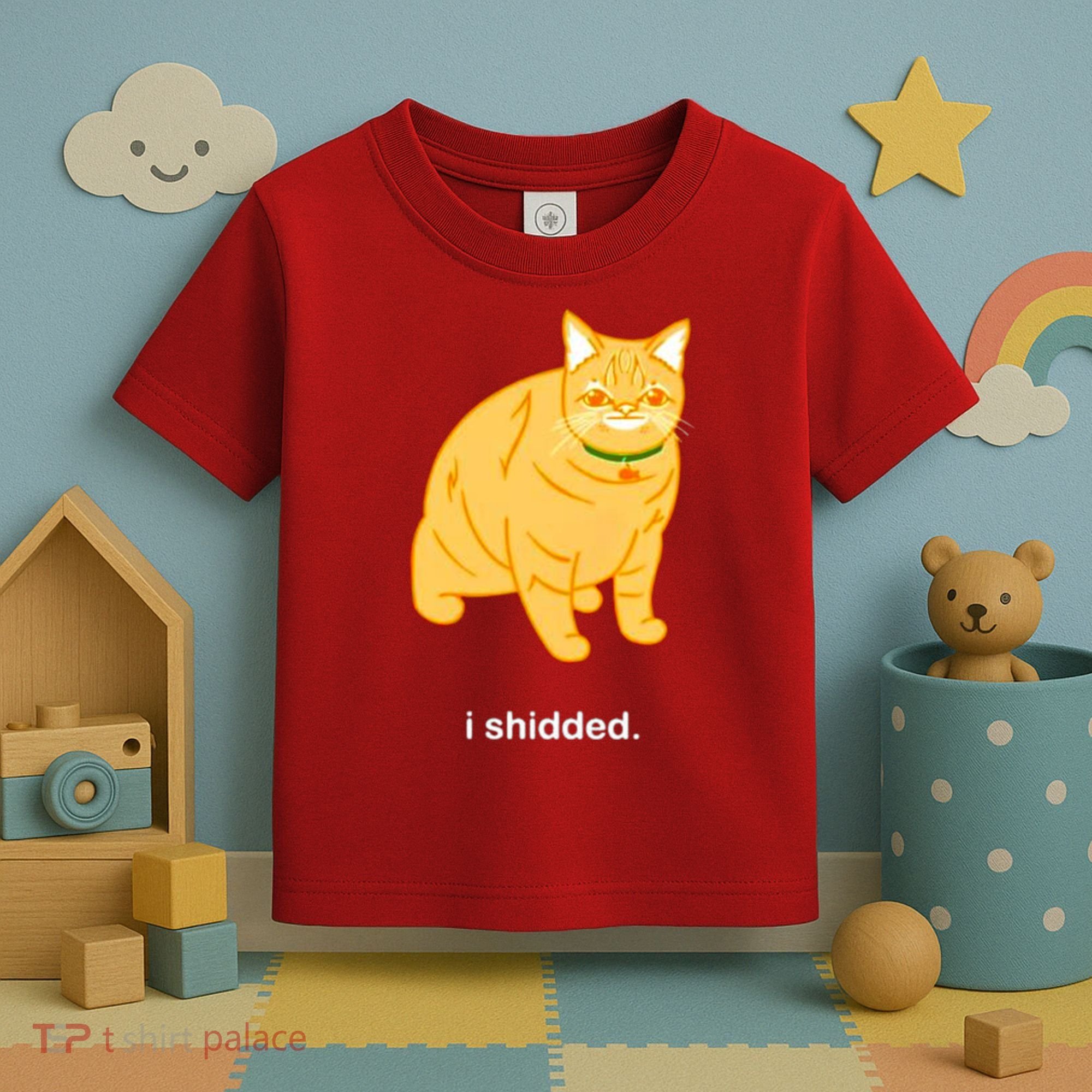 Cat I Shidded Shirt Toddler T-Shirt