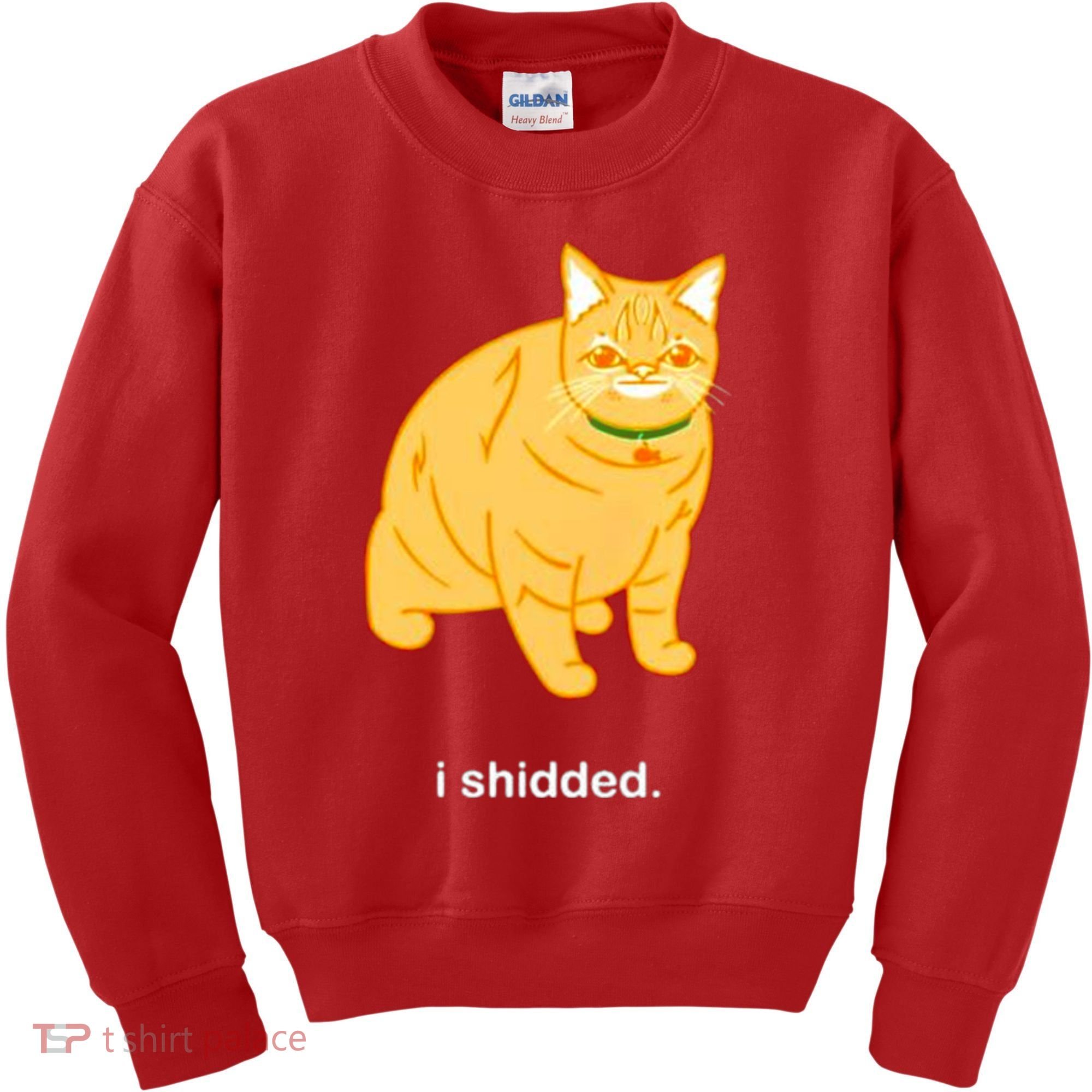 Cat I Shidded Shirt Kids Sweatshirt