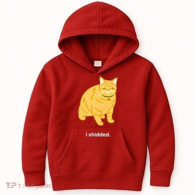 Cat I Shidded Shirt Kids Hoodie