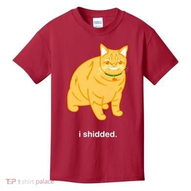Cat I Shidded Shirt Kids T-Shirt