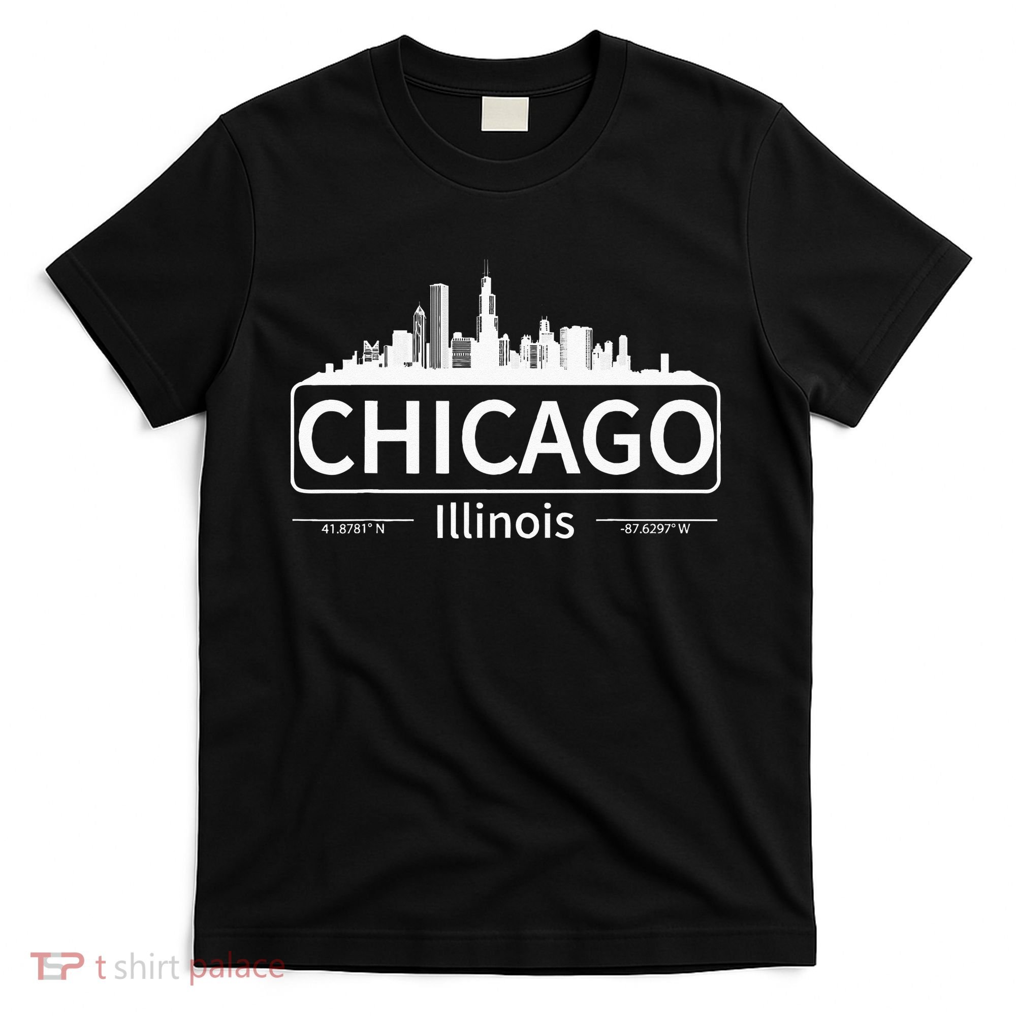 Chicago Illinois Skyline Travel To Chicago Love T-Shirt