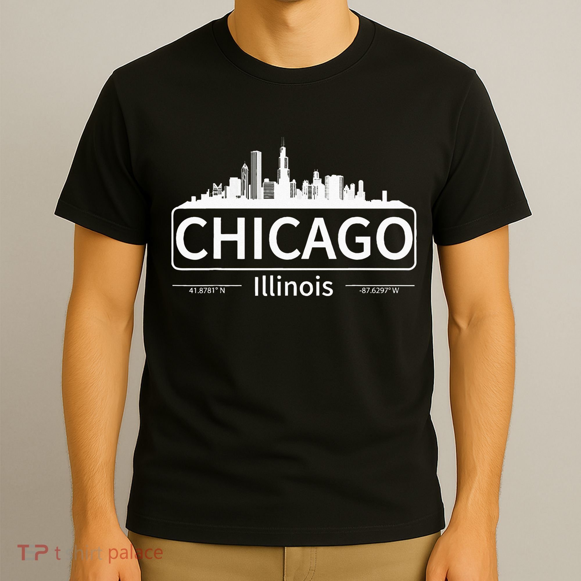 Chicago Illinois Skyline Travel To Chicago Love T-Shirt