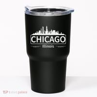 Chicago Illinois Skyline Travel To Chicago Love Tumbler thumb 0
