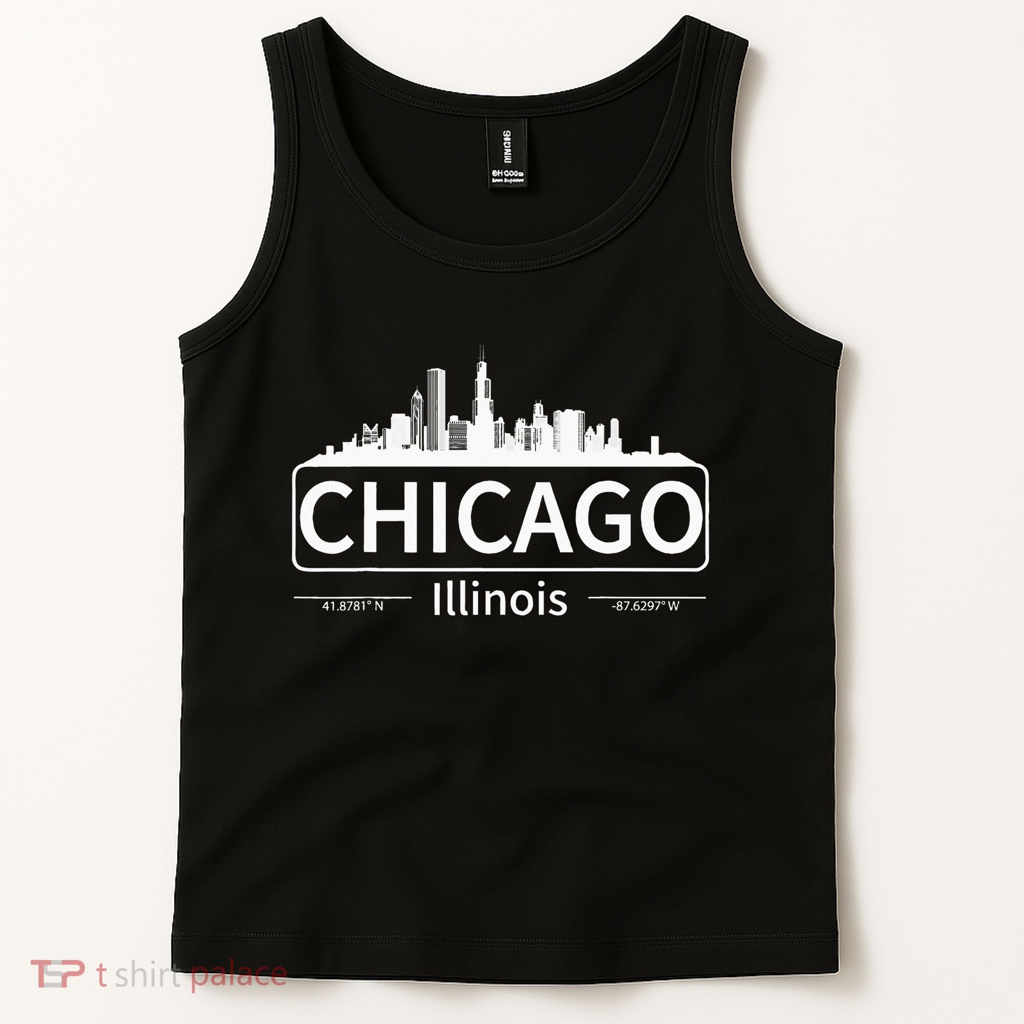 Chicago Illinois Skyline Travel To Chicago Love Tank Top