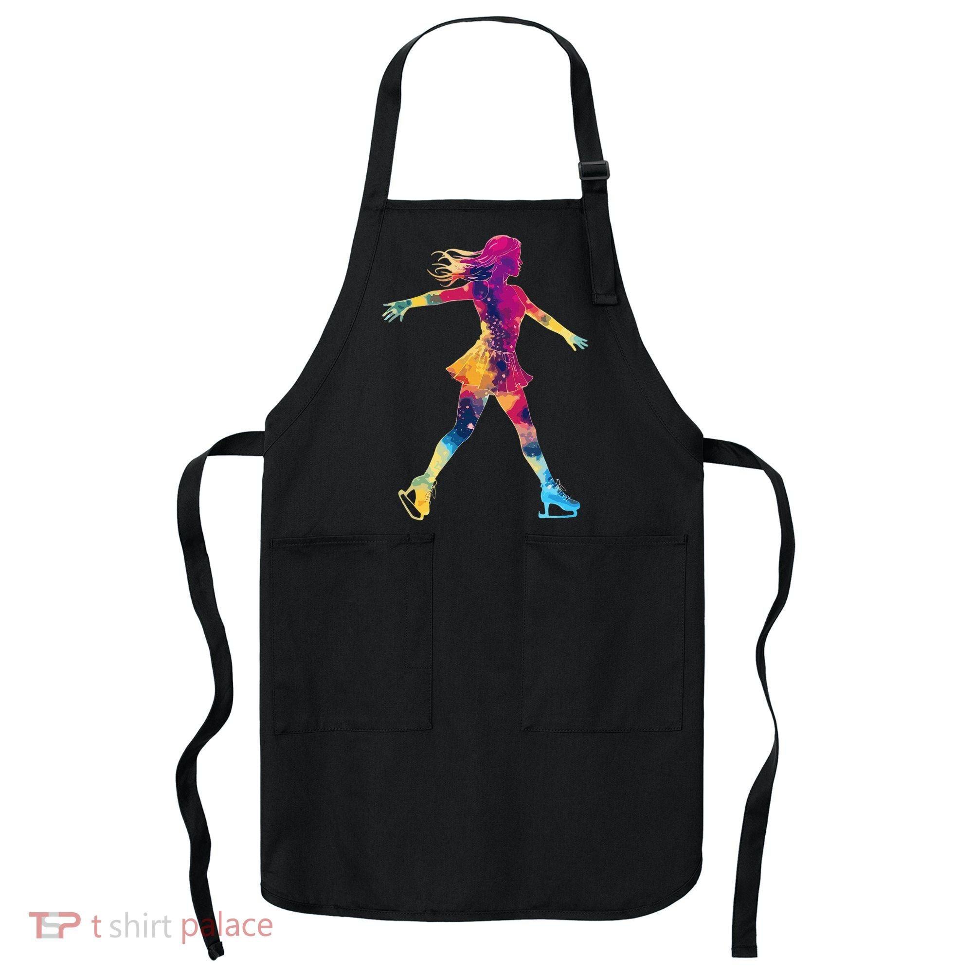 Cute Ice Skating Skater Figure Skating Apron