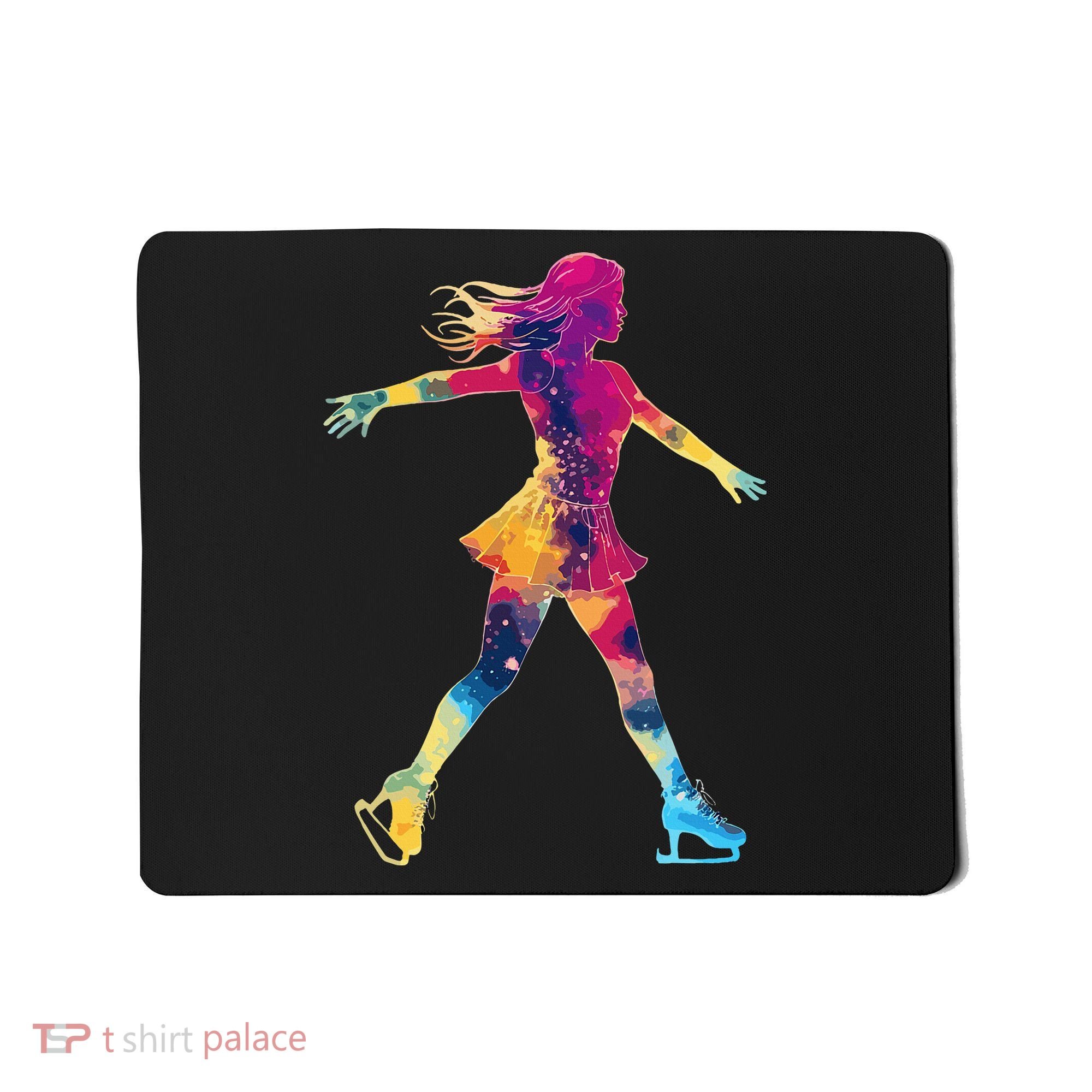 Cute Ice Skating Skater Figure Skating Mousepad