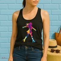 Cute Ice Skating Skater Figure Skating Women's Tank Top thumb 2