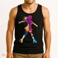 Cute Ice Skating Skater Figure Skating Tank Top thumb 3