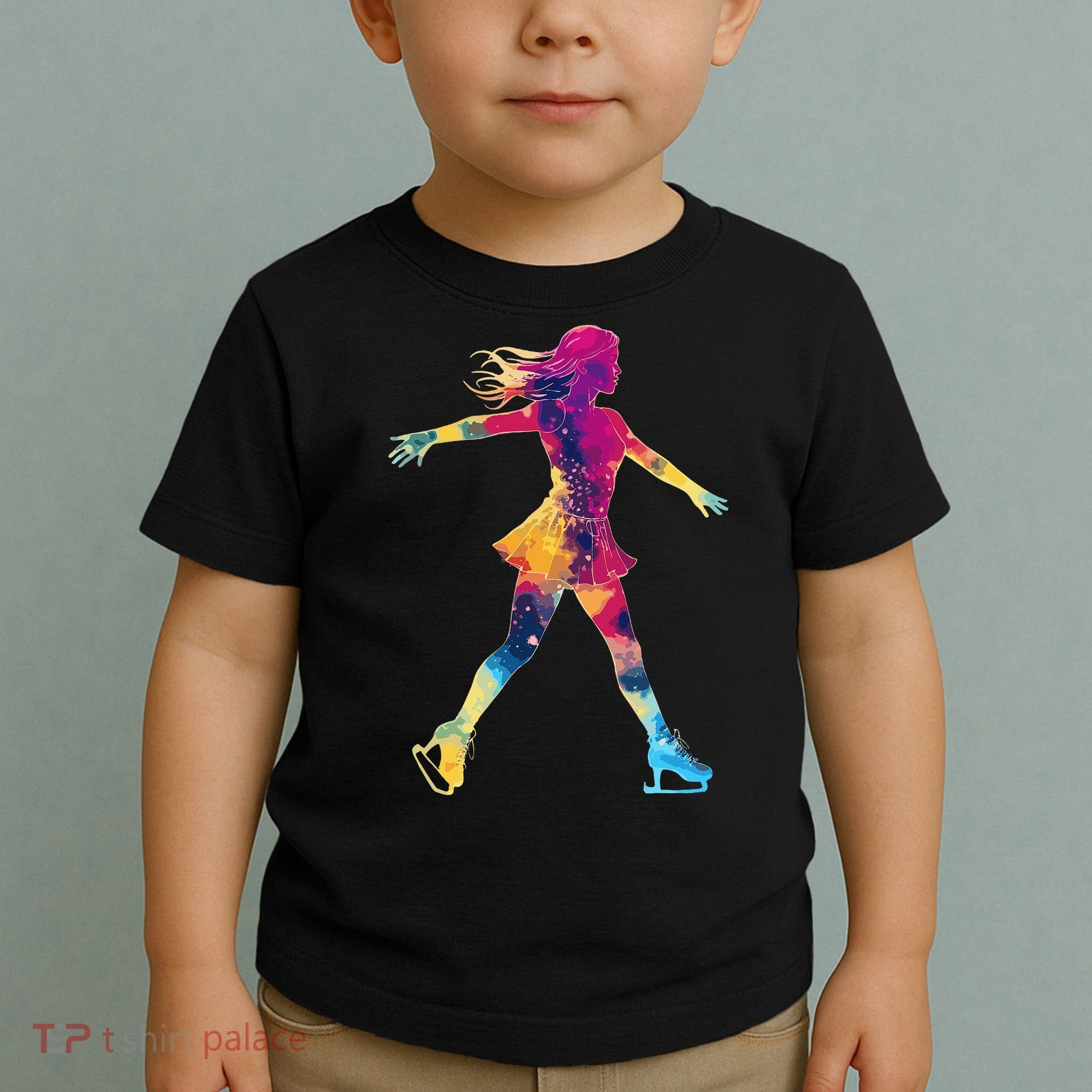 Cute Ice Skating Skater Figure Skating Toddler T-Shirt