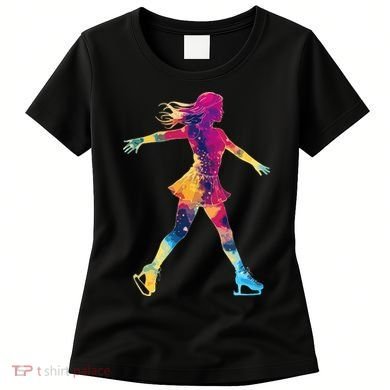 Cute Ice Skating Skater Figure Skating Women's T-Shirt