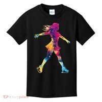 Cute Ice Skating Skater Figure Skating Kids T-Shirt thumb 0