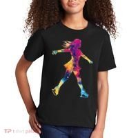 Cute Ice Skating Skater Figure Skating Kids T-Shirt thumb 2