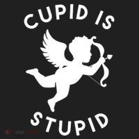 Cupid Is Stupid Anti Valentine Women's Sweatshirt thumb 2