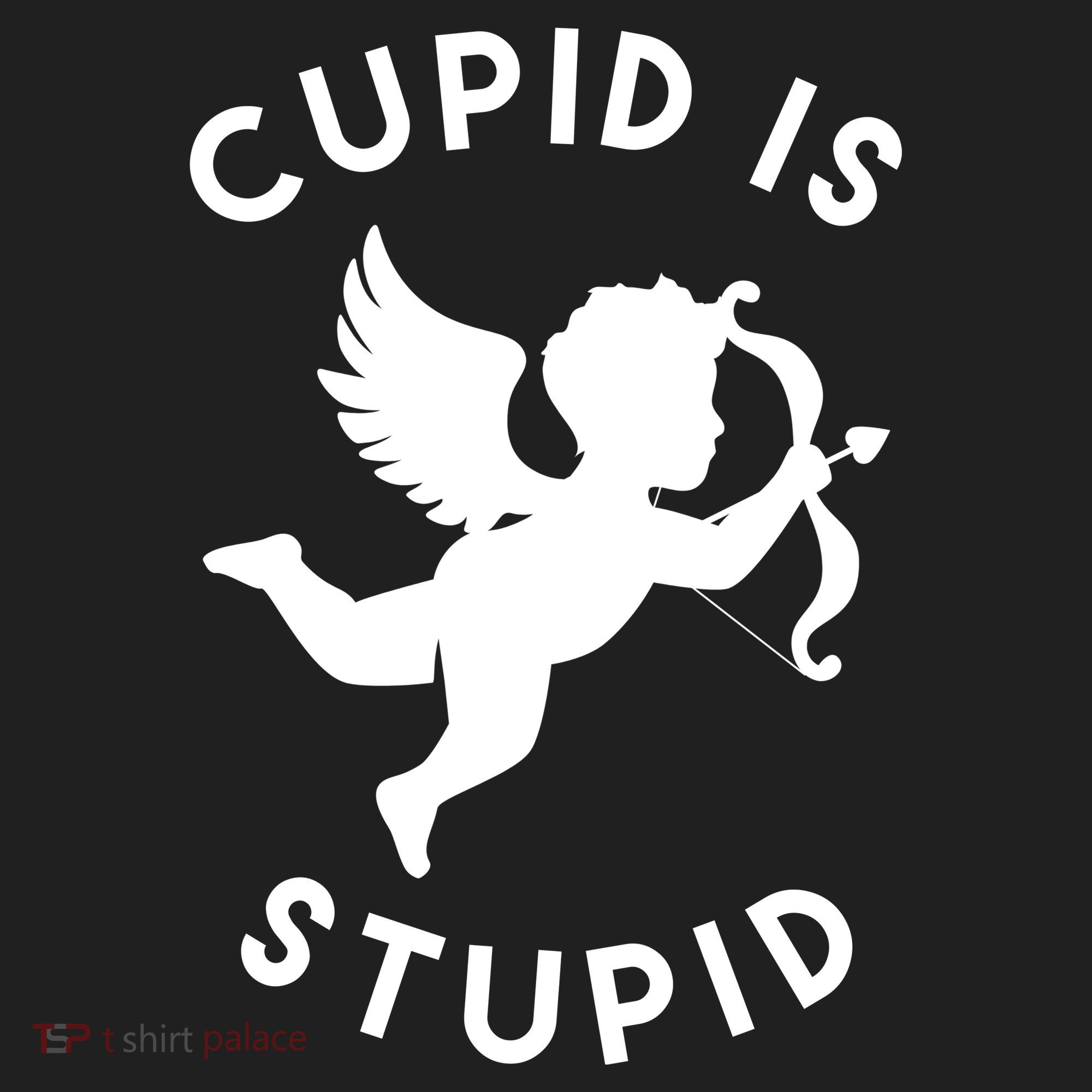 Cupid Is Stupid Anti Valentine Women's Sweatshirt