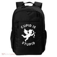 Cupid Is Stupid Anti Valentine Backpack thumb 0