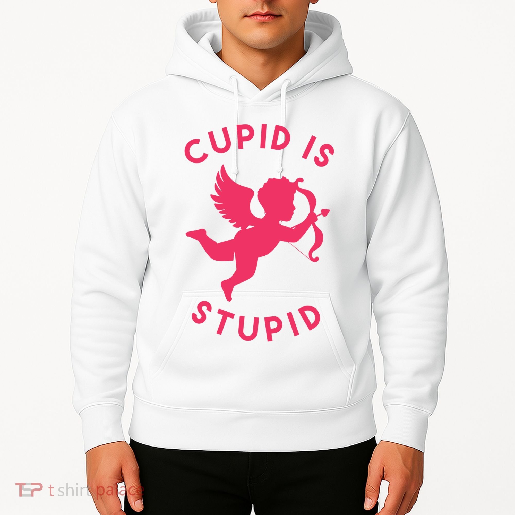 Cupid Is Stupid Anti Valentine Hoodie