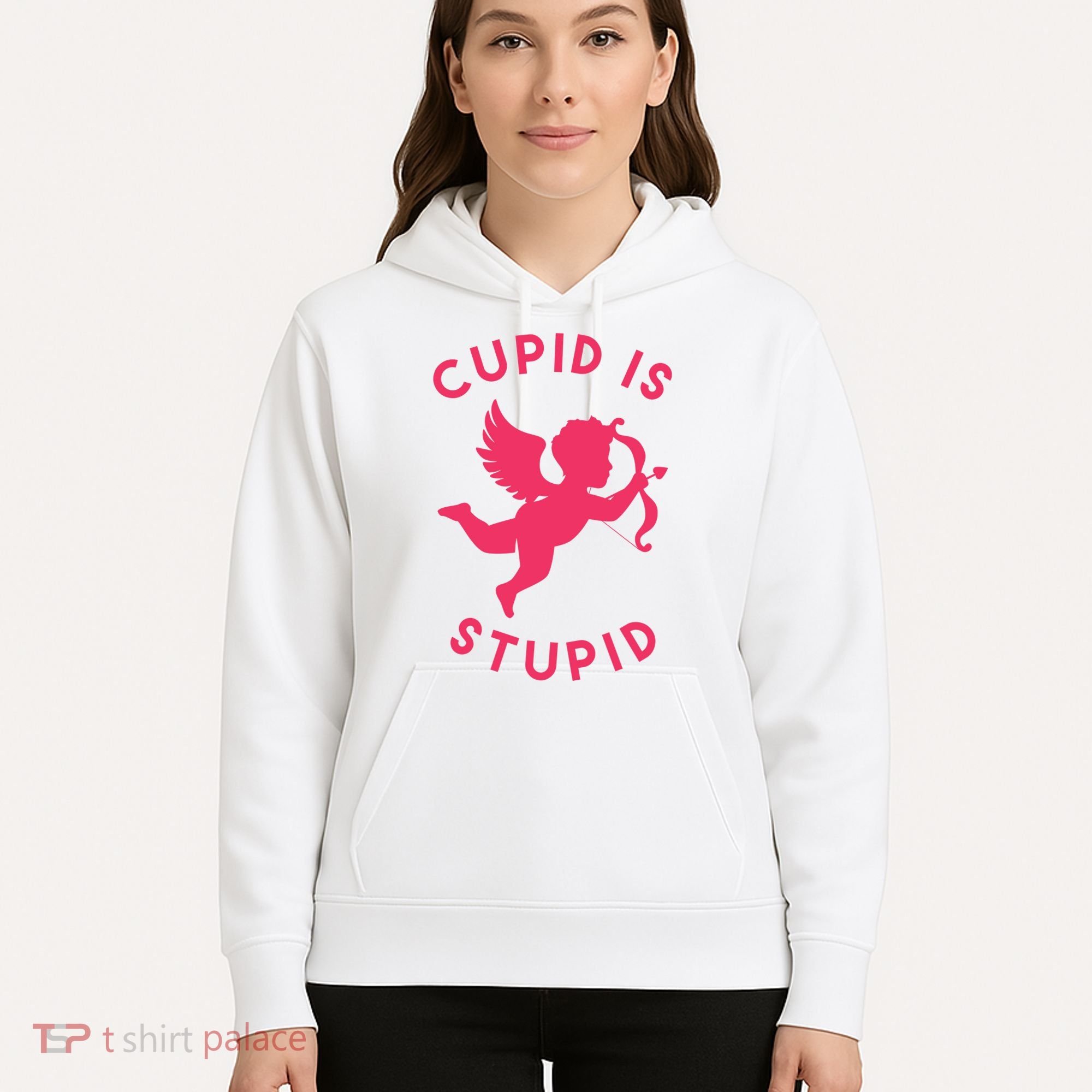 Cupid Is Stupid Anti Valentine Hoodie