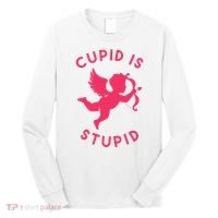 Cupid Is Stupid Anti Valentine Long Sleeve Shirt thumb 0