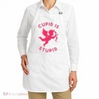 Cupid Is Stupid Anti Valentine Apron thumb 2
