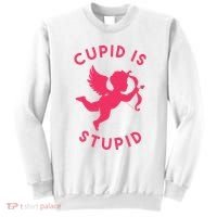 Cupid Is Stupid Anti Valentine Sweatshirt thumb 0