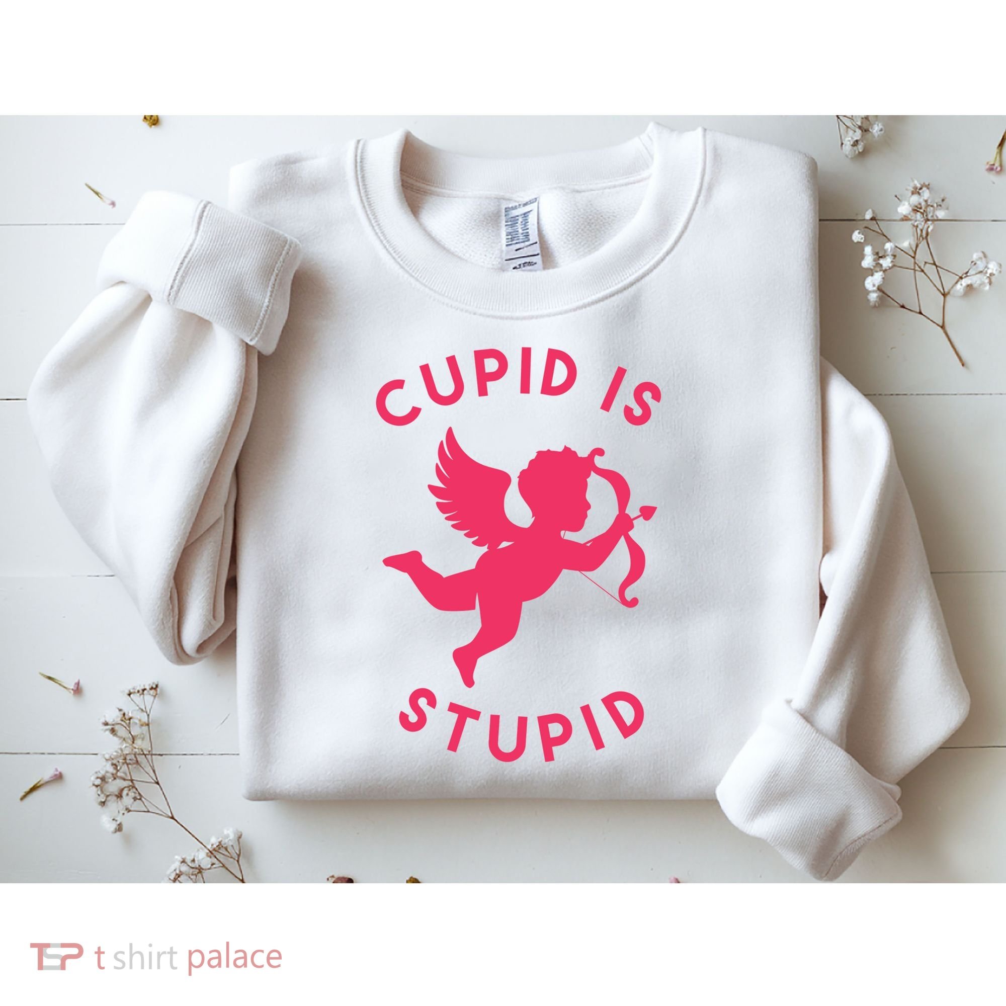 Cupid Is Stupid Anti Valentine Sweatshirt