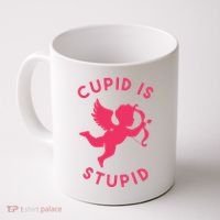 Cupid Is Stupid Anti Valentine Coffee Mug thumb 0