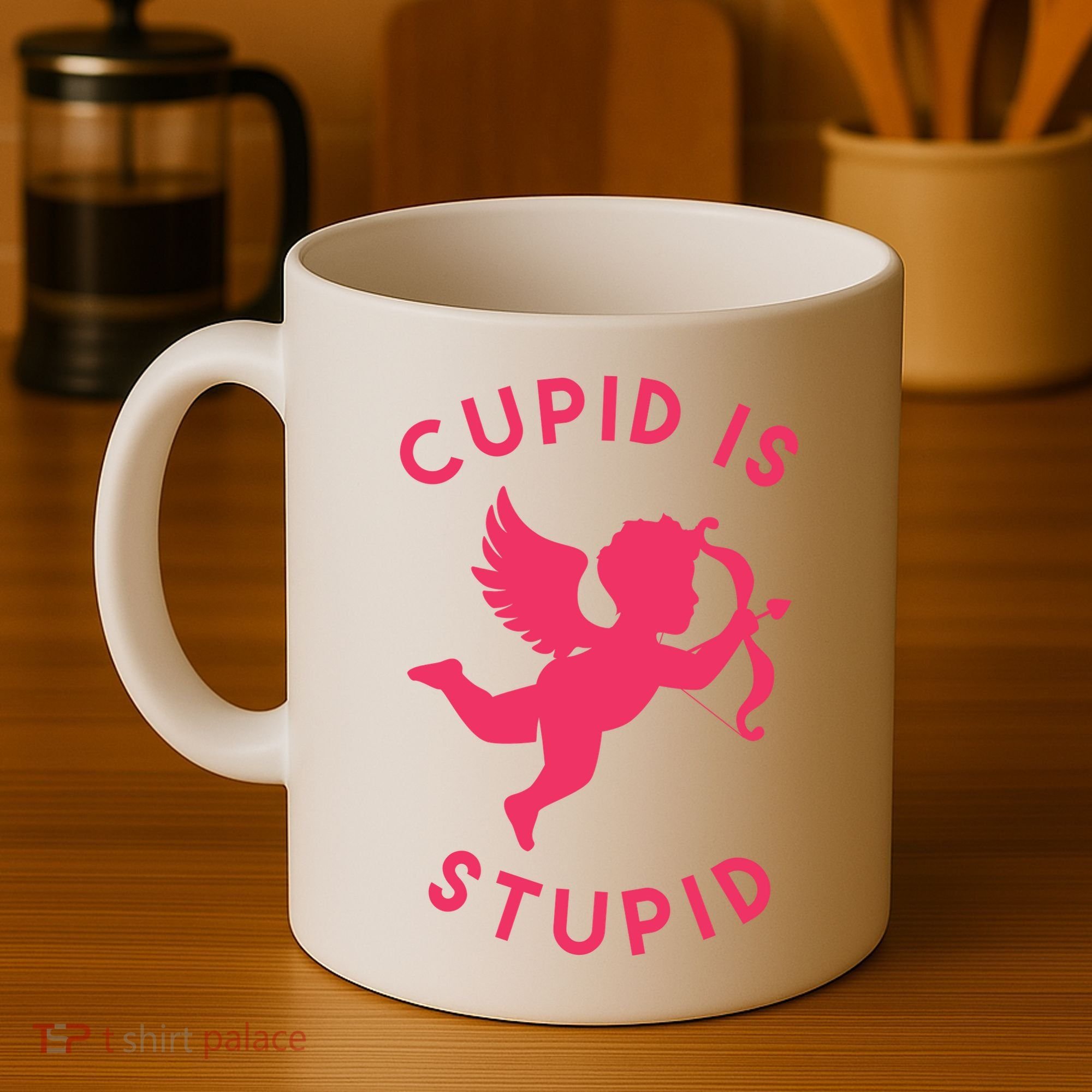 Cupid Is Stupid Anti Valentine Coffee Mug