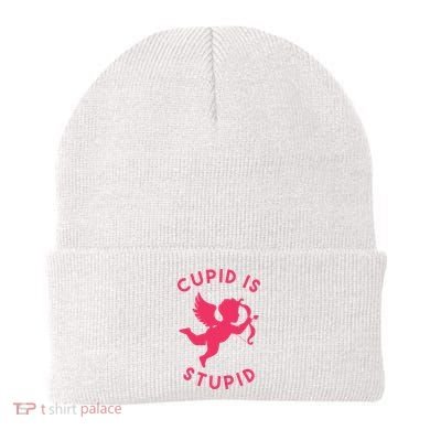 Cupid Is Stupid Anti Valentine Beanie