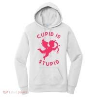Cupid Is Stupid Anti Valentine Women's Hoodie thumb 0