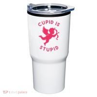 Cupid Is Stupid Anti Valentine Tumbler thumb 0