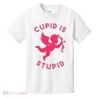 Cupid Is Stupid Anti Valentine Kids T-Shirt thumb 0