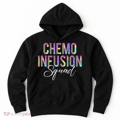 Chemo Infusion Squad Leopard Tie Dye Chemo Infusion Nurse Hoodie
